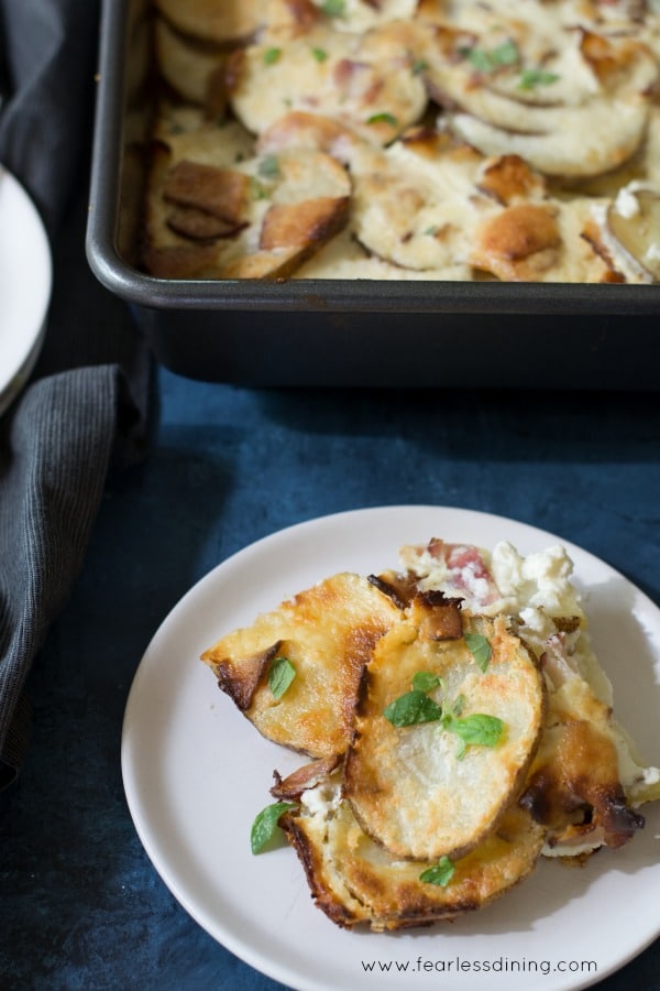Bacon Ricotta Cheesy Scalloped Potatoes Fearless Dining