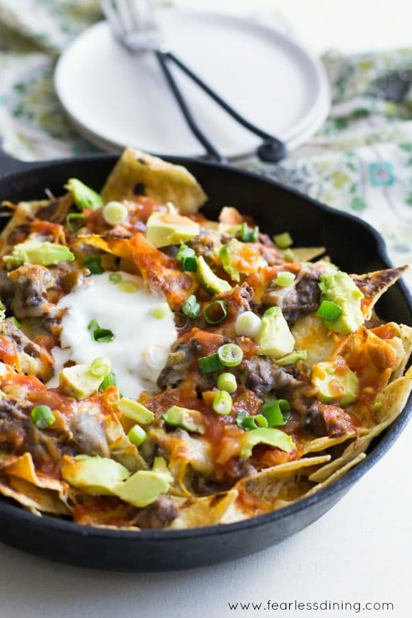 Game Day Black Bean Dip and Skillet Nachos Fearless Dining