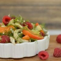 Fennel, Raspberry, and Apricot Salad