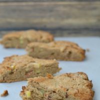 Gluten Free Chestnut, Apple, and Bacon Scones