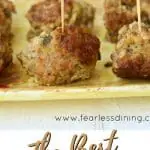 a pinterest collage of the meatballs photo