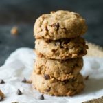 Gluten Free Peanut Butter Oat Chocolate Chip Cookies