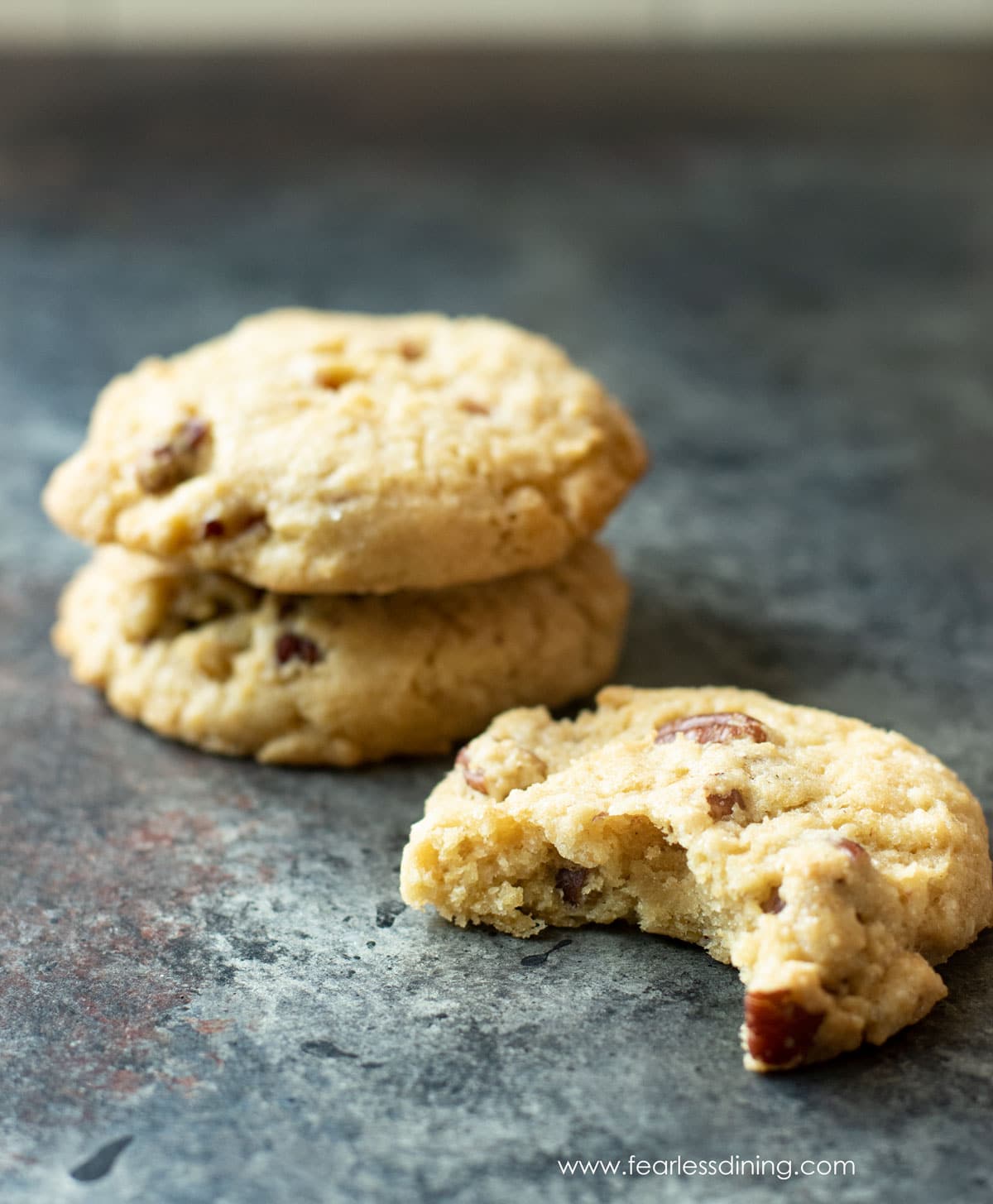 Caramel Gluten Free Butter Pecan Cookies Recipe Fearless Dining