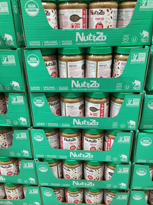 Nuttzo nut and seed butter at Costco.