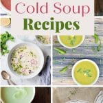 cold soup Pinterest collage