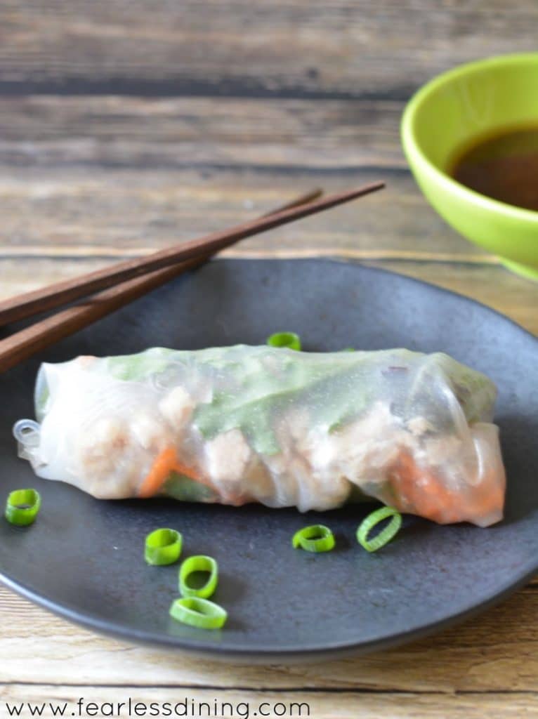 Tuna Noodle Spring Rolls with Dipping Sauce - Fearless Dining