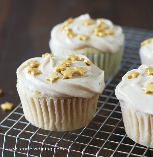 Easy Gluten Free Eggnog Cupcakes with Eggnog Frosting Fearless Dining