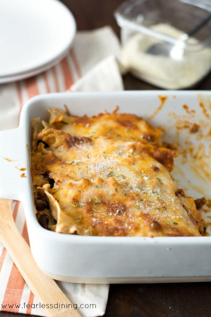 Gluten Free Quick and Easy Mexican Lasagna Fearless Dining