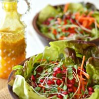 Salad with a Turmeric Vinaigrette