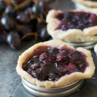 Gluten Free Black Grape Galettes