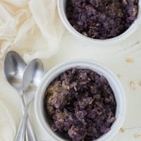 Pressure Cooker Blueberry Oatmeal