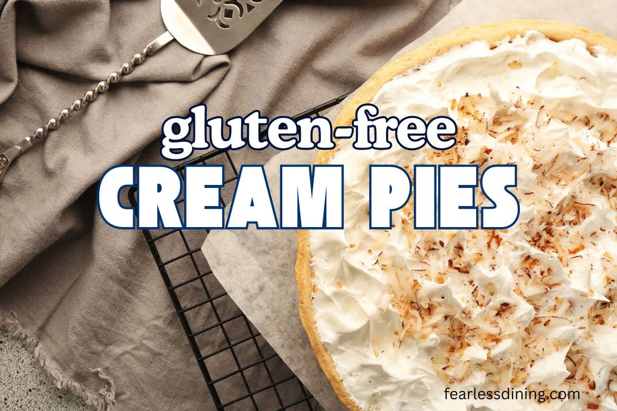 A cream pie picture for the cream pie section.