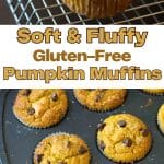 An updated Pinterest pin image of the muffins.