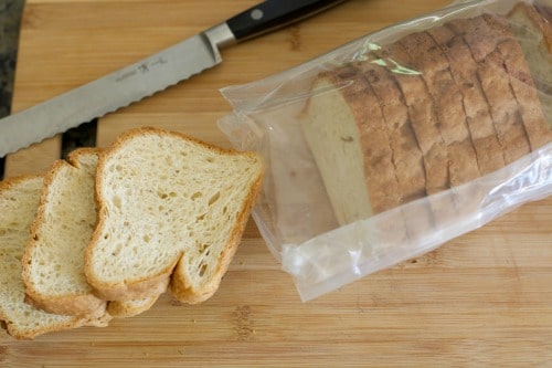 Slices of Franz bread in its packaging.