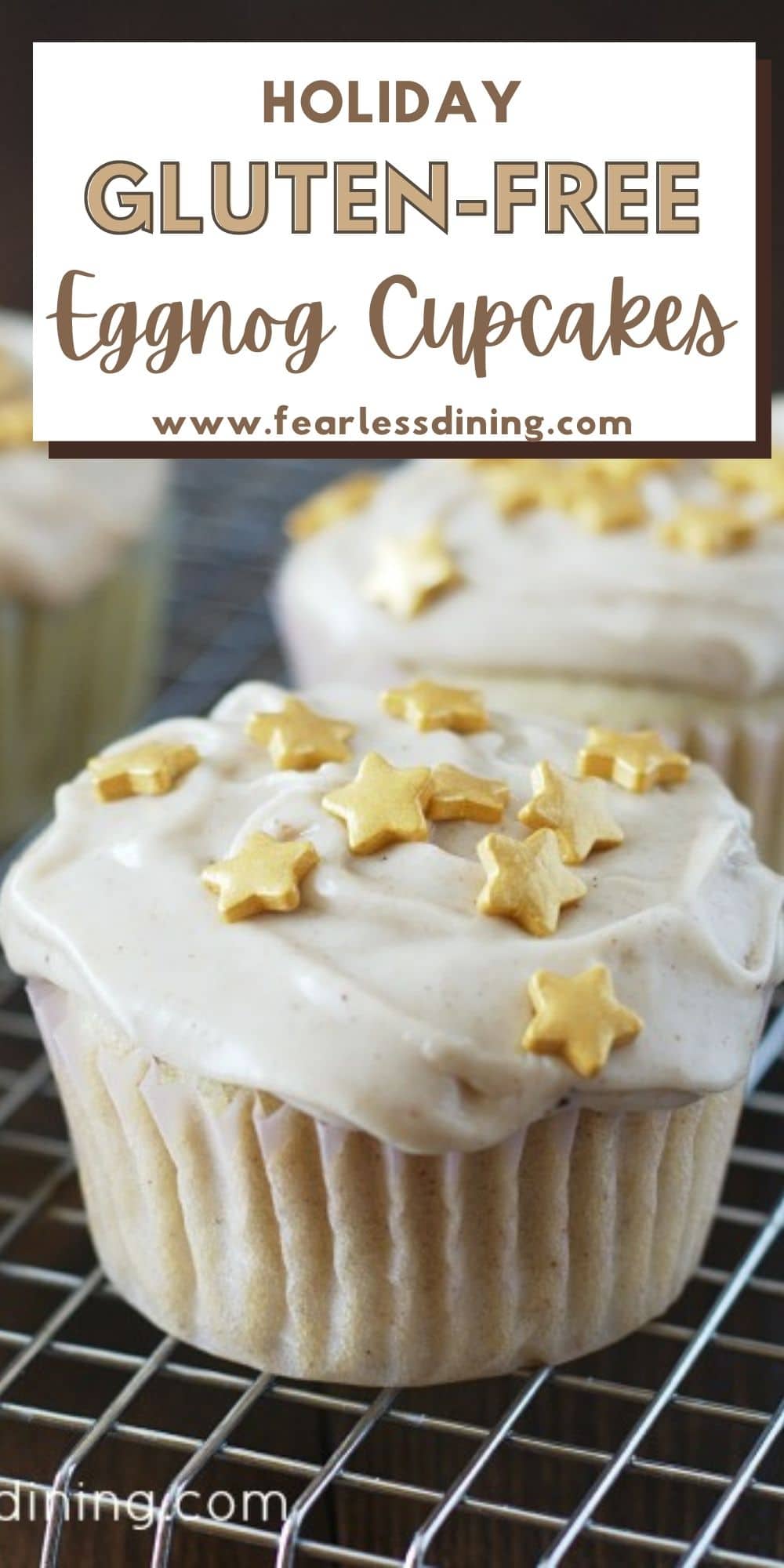Easy Gluten Free Eggnog Cupcakes with Eggnog Frosting Fearless Dining