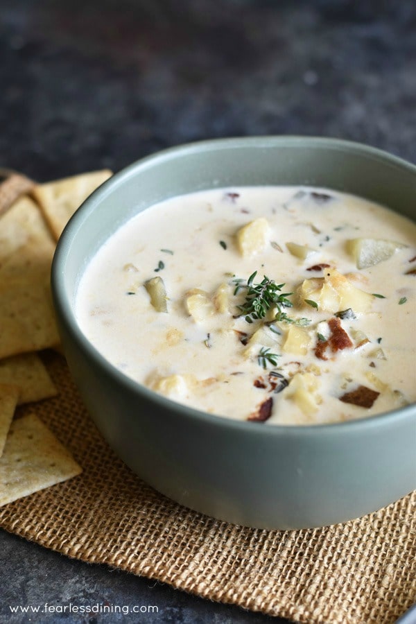 Creamy New England Fish Chowder - Fearless Dining