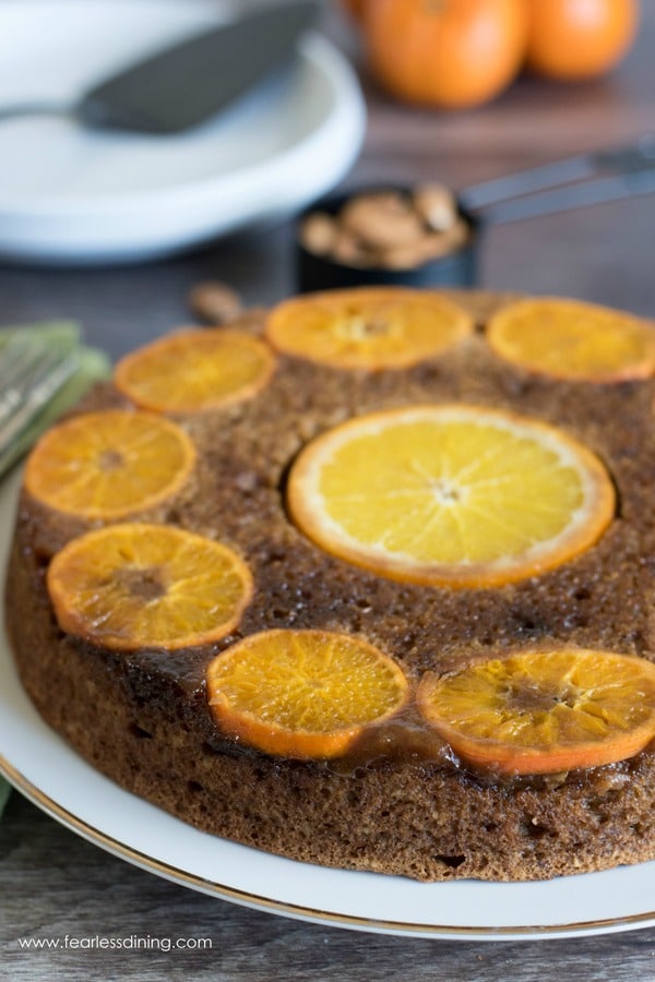 Gluten Free Orange Almond Flour Cake - Fearless Dining