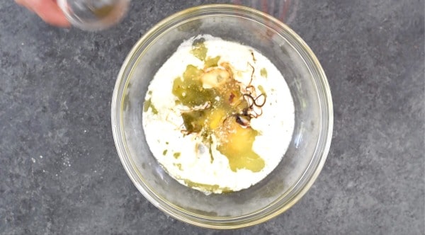 wet ingredients in a bowl