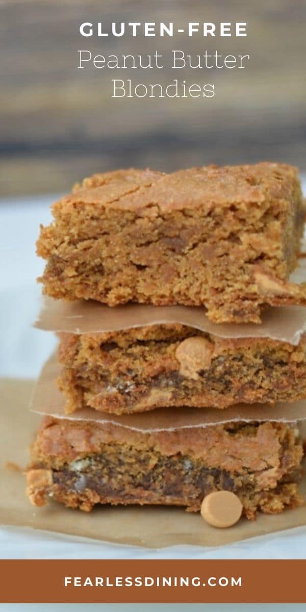 EASY Moist & Chewy Gluten Free Blond Brownies!! Fearless Dining