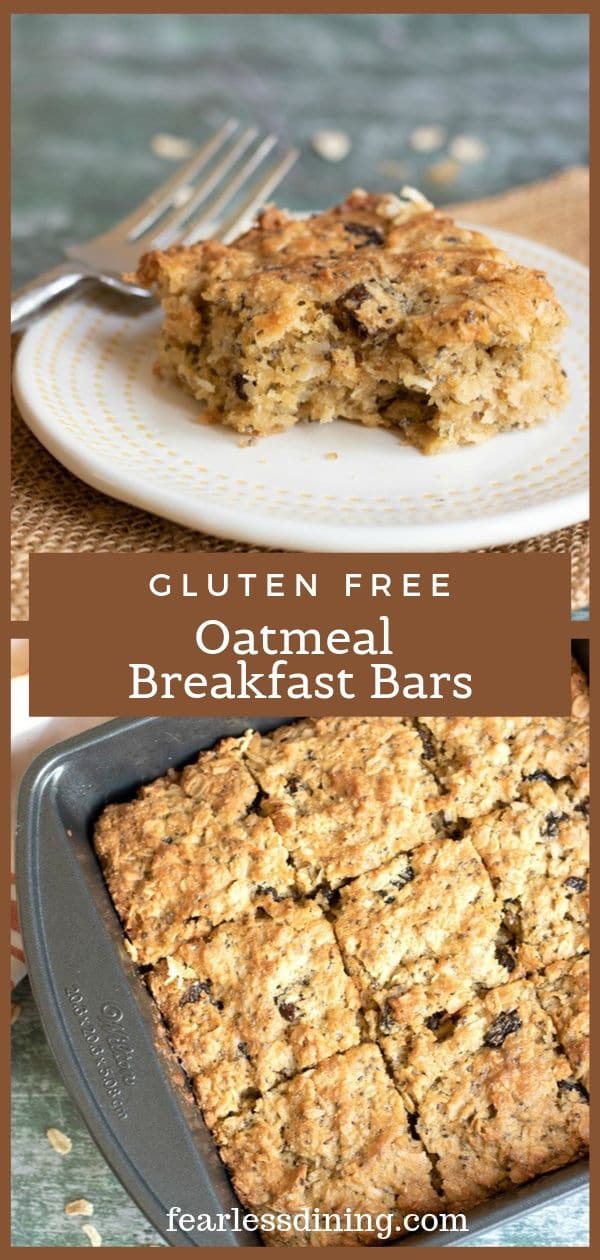 Gluten Free Breakfast Bars (Dairy-Free!) - Fearless Dining