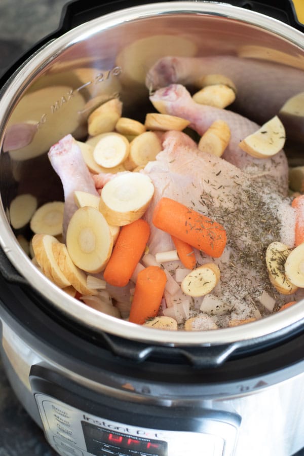 Instant Pot Chicken Soup From Scratch Fearless Dining