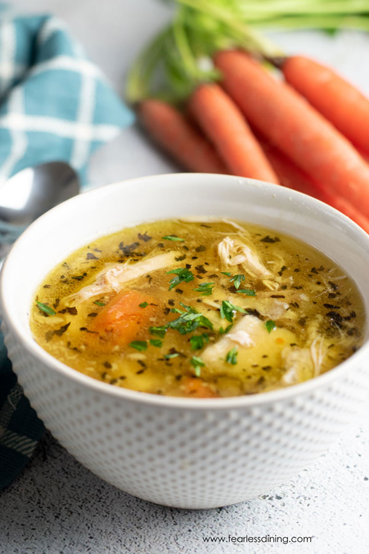 Grandma's Homemade Chicken Noodle Soup (Stovetop or Pressure