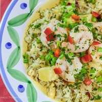 Thai Pineapple Shrimp with Spicy Herbed Rice (Gluten-Free & Dairy-Free)