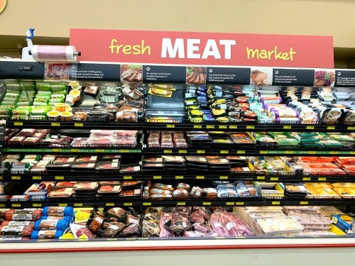 Grocery Outlet's meat department