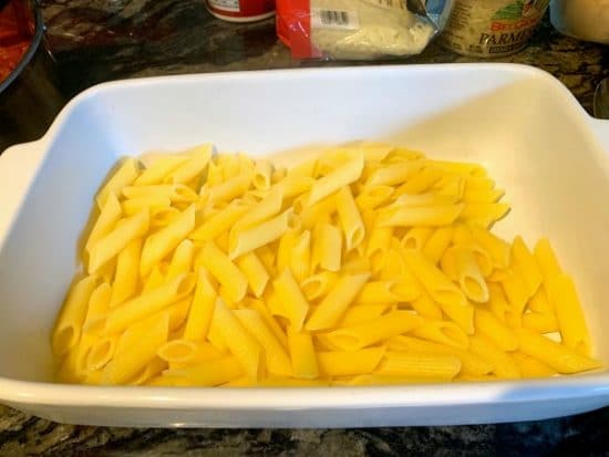 Kid-Friendly Gluten Free Baked Ziti Casserole - Fearless Dining