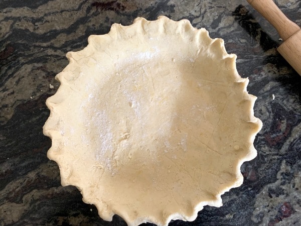 pie crust ready to pre-bake