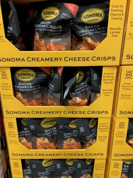 sonoma cheese crisps at costco