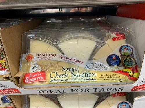 Gluten free cheese sampler from costco.