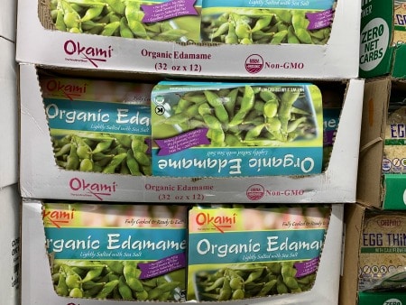 Edamame at Costco.