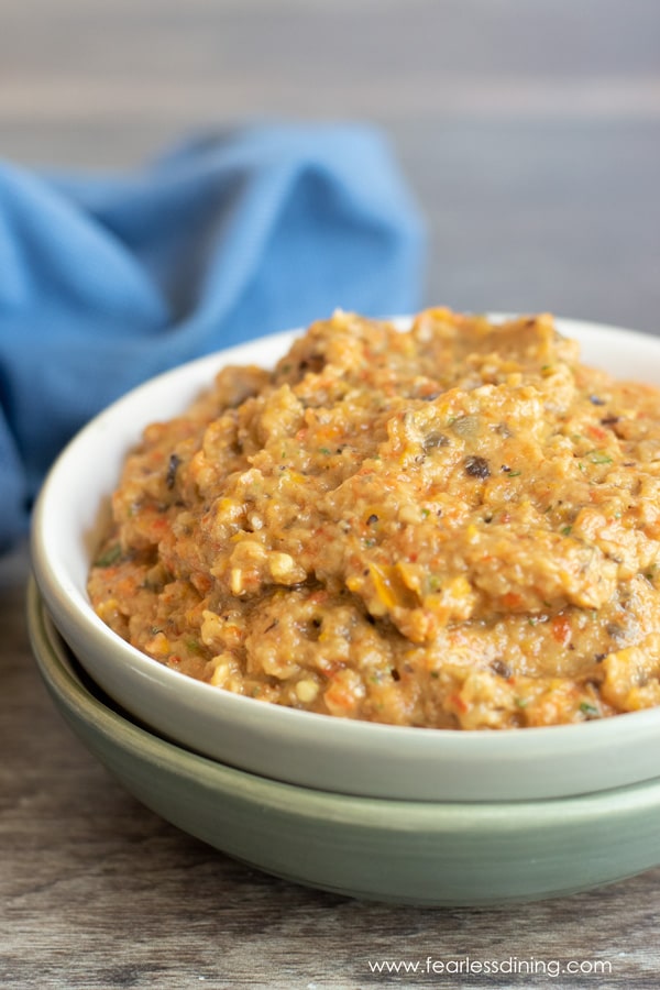 Roasted Eggplant and Pepper Dip Fearless Dining