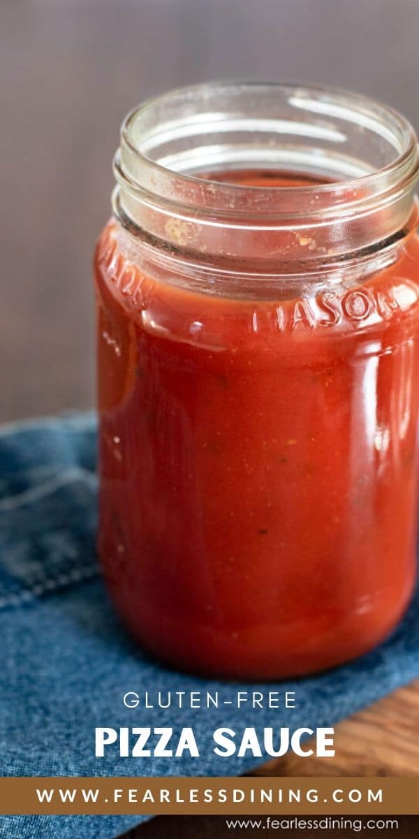 Gluten Free Pizza Sauce - Fearless Dining