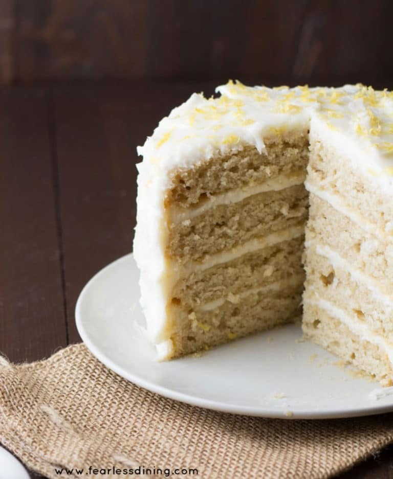 Gluten Free Lemon Layer Cake Fearless Dining