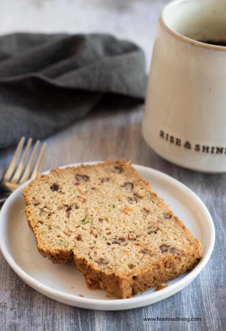 Homemade Gluten Free Zucchini Bread