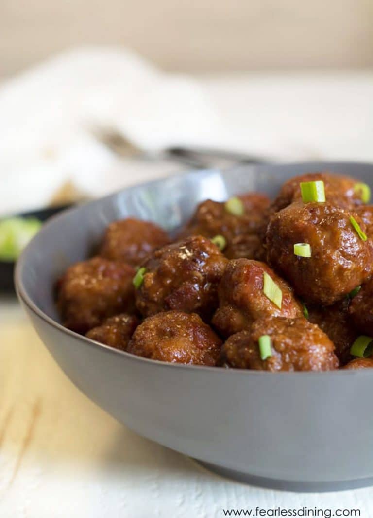 Gluten Free BBQ Turkey Meatballs Fearless Dining