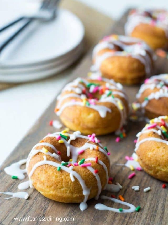 The Best Gluten Free Vanilla Donuts Recipe