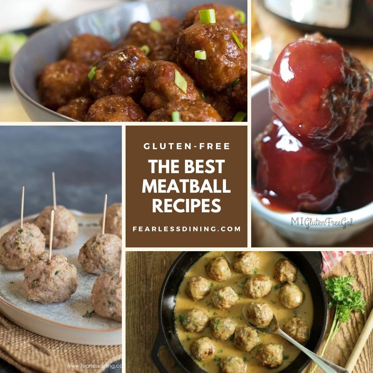 A hero image of four meatball photos.