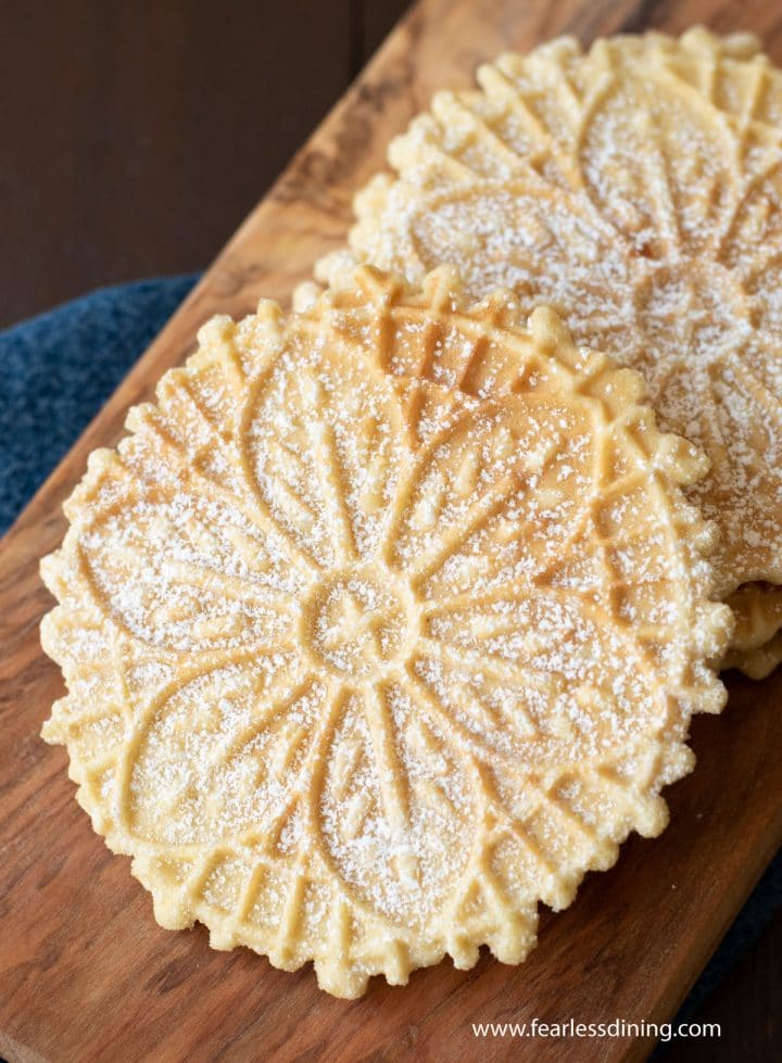 Easy Gluten Free Pizzelles Fearless Dining