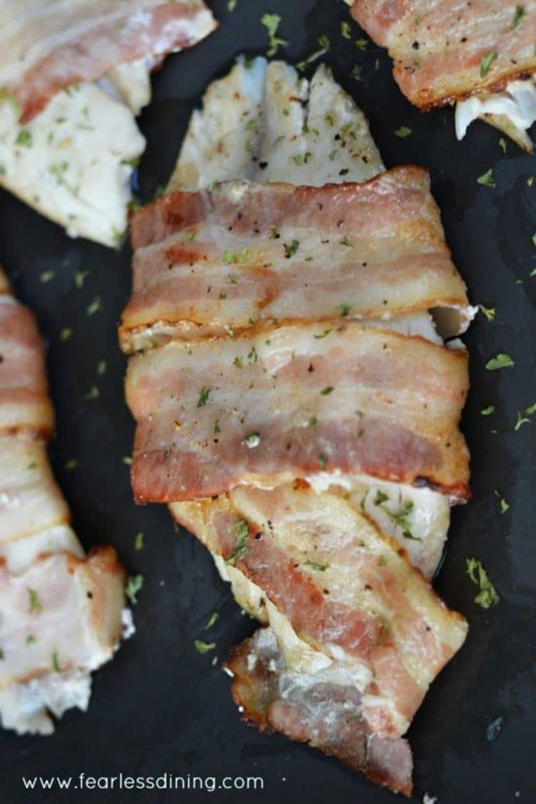Grilled Bacon Wrapped Tilapia