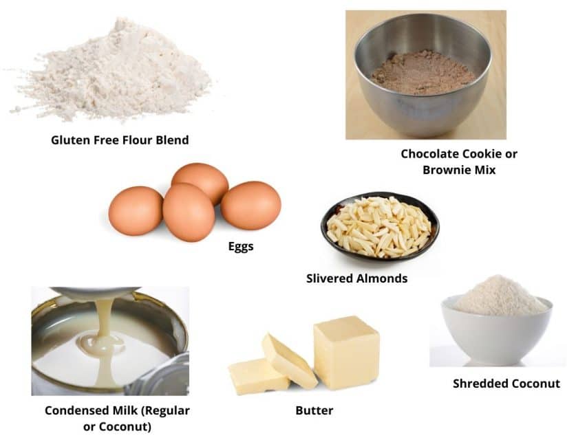 Easy GlutenFree Almond Joy Cookie Bars Fearless Dining