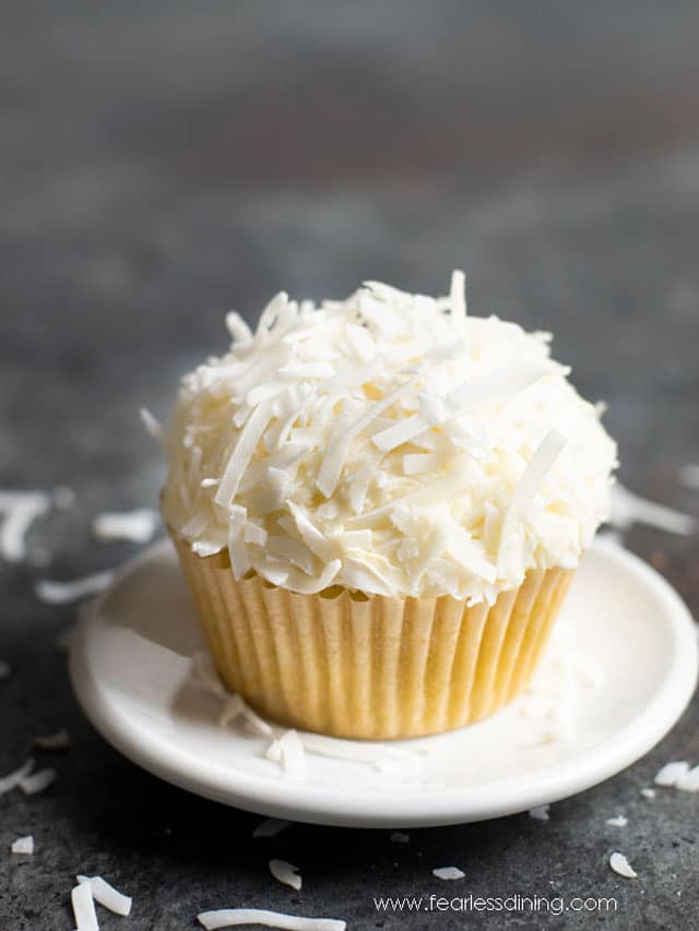 The Best Gluten Free Coconut Cupcakes