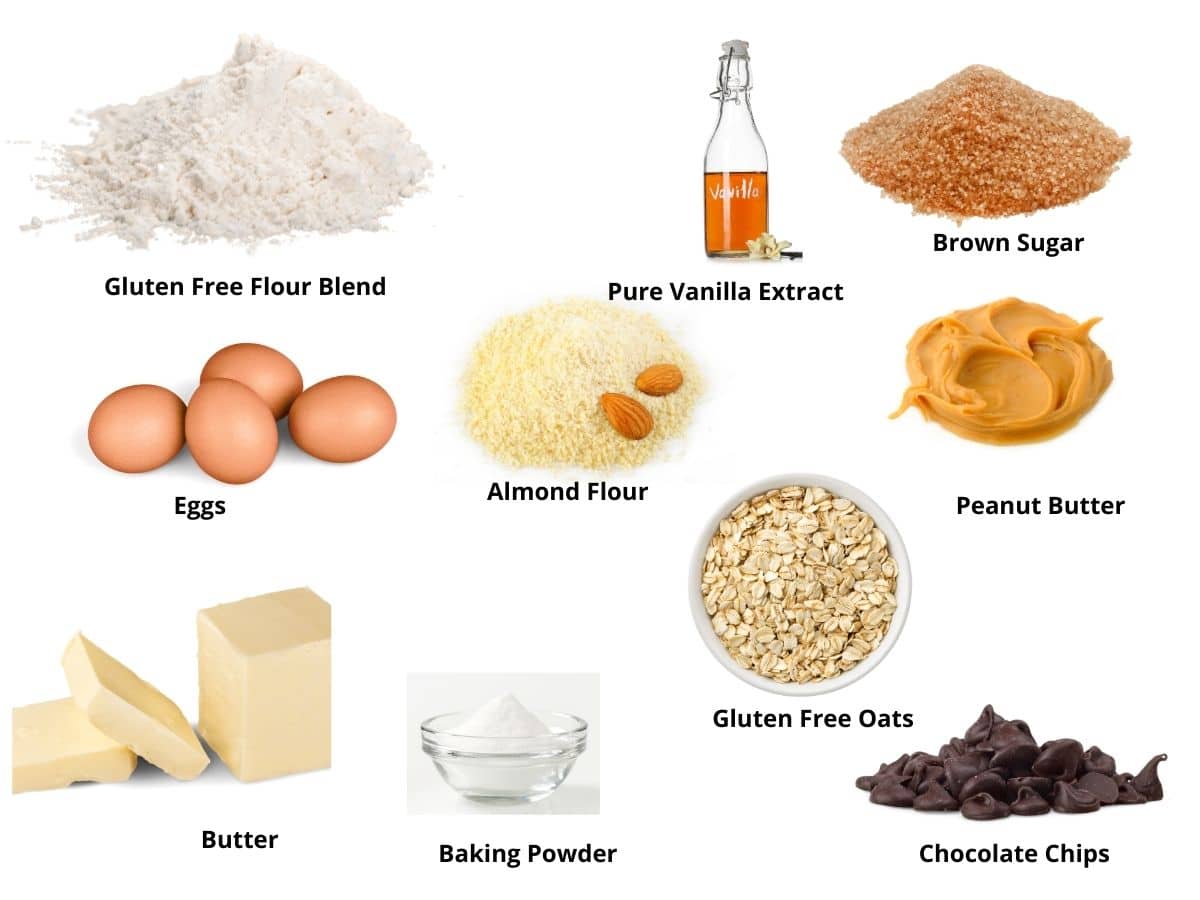 peanut butter oat cookies ingredients