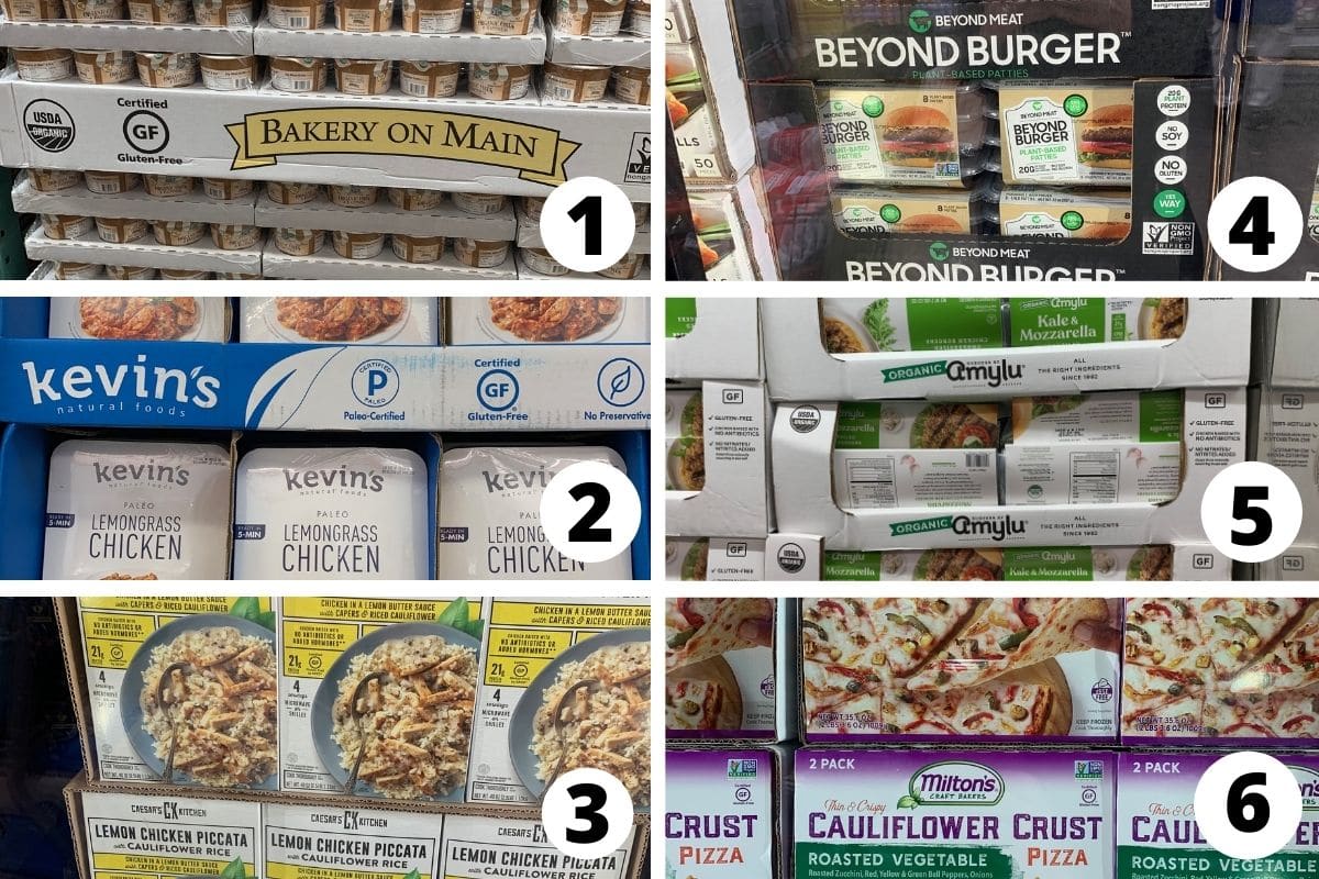 Costco gluten free prepared meals.