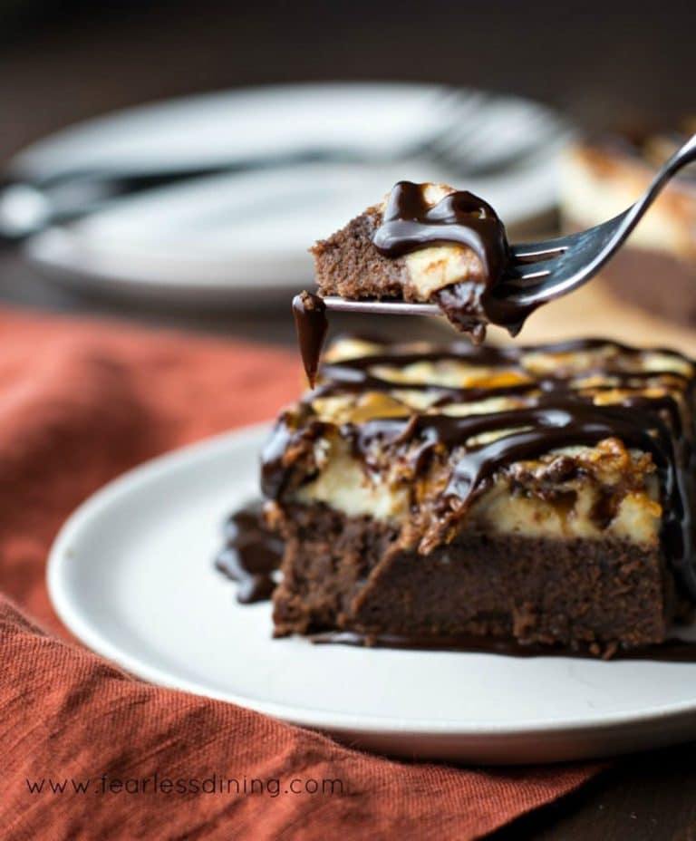 Gluten Free Cheesecake Brownie Bars Fearless Dining