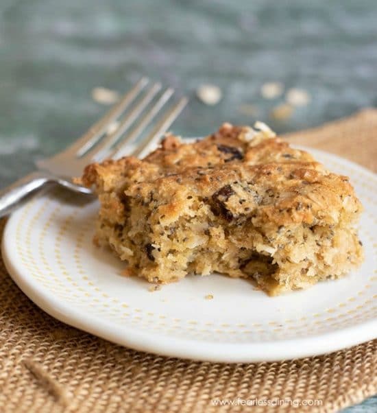 Gluten Free Breakfast Bars (Dairy-Free!) - Fearless Dining