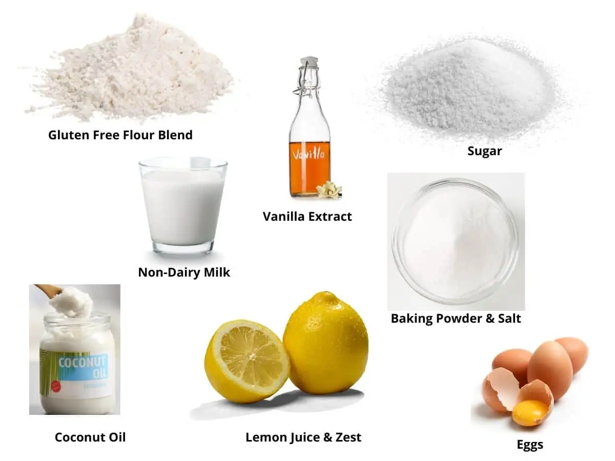 lemon mug cake ingredients