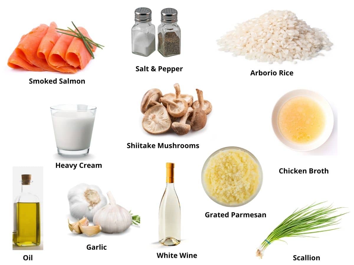 salmon risotto ingredients